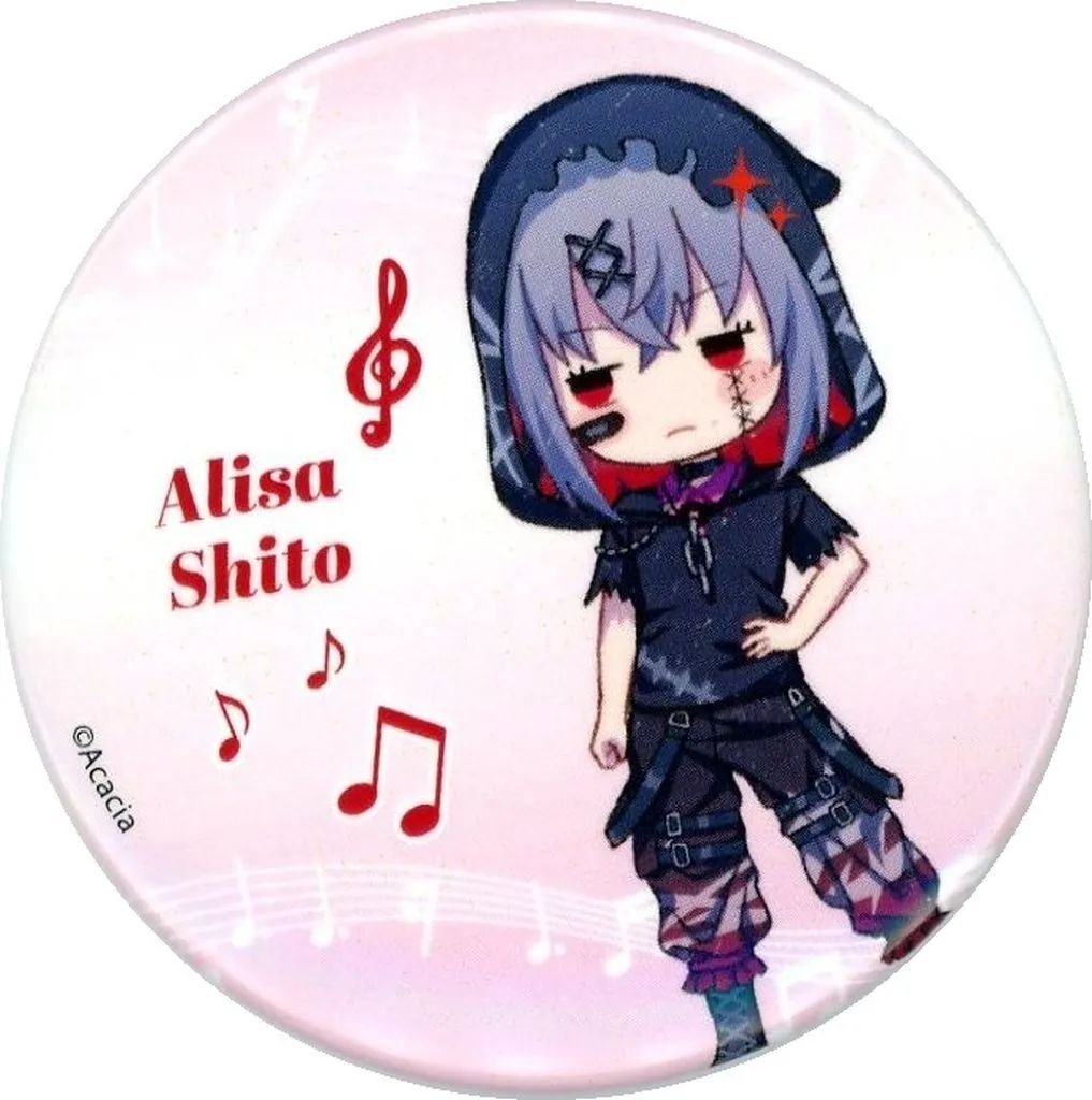 中古】バッジ・ピンズ 紫藤アリサ 「魔法少女ノ魔女裁判 POP UP SHOP