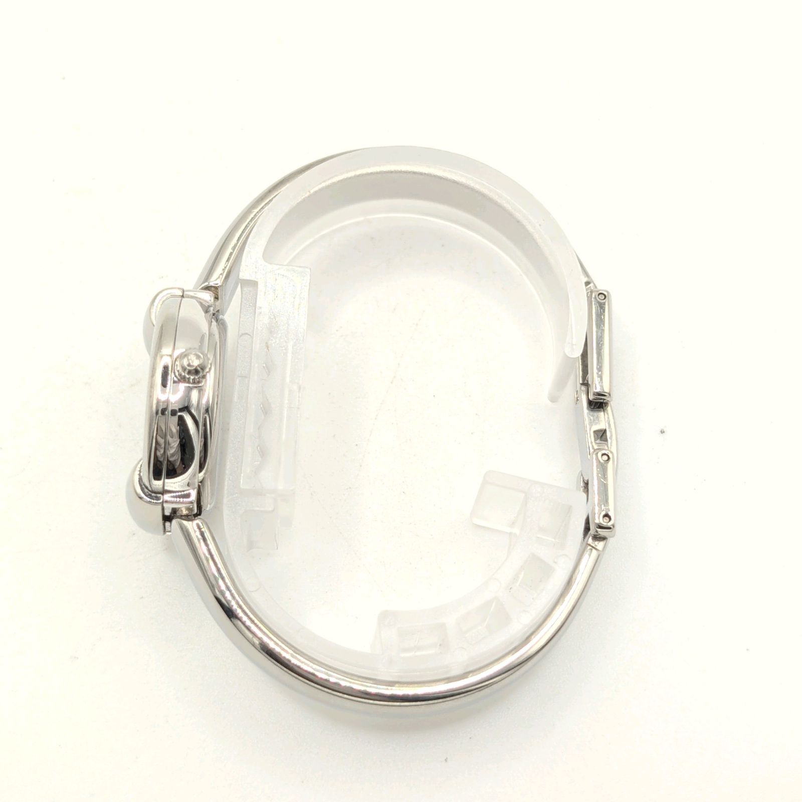 GUCCI 1400L horse bit Watch Ladies Quartz Square Silver Y2K 00S Vintage Working グッチ ホースビット 時計 クオーツ スクエア シルバー ヴィンテージ 稼働品