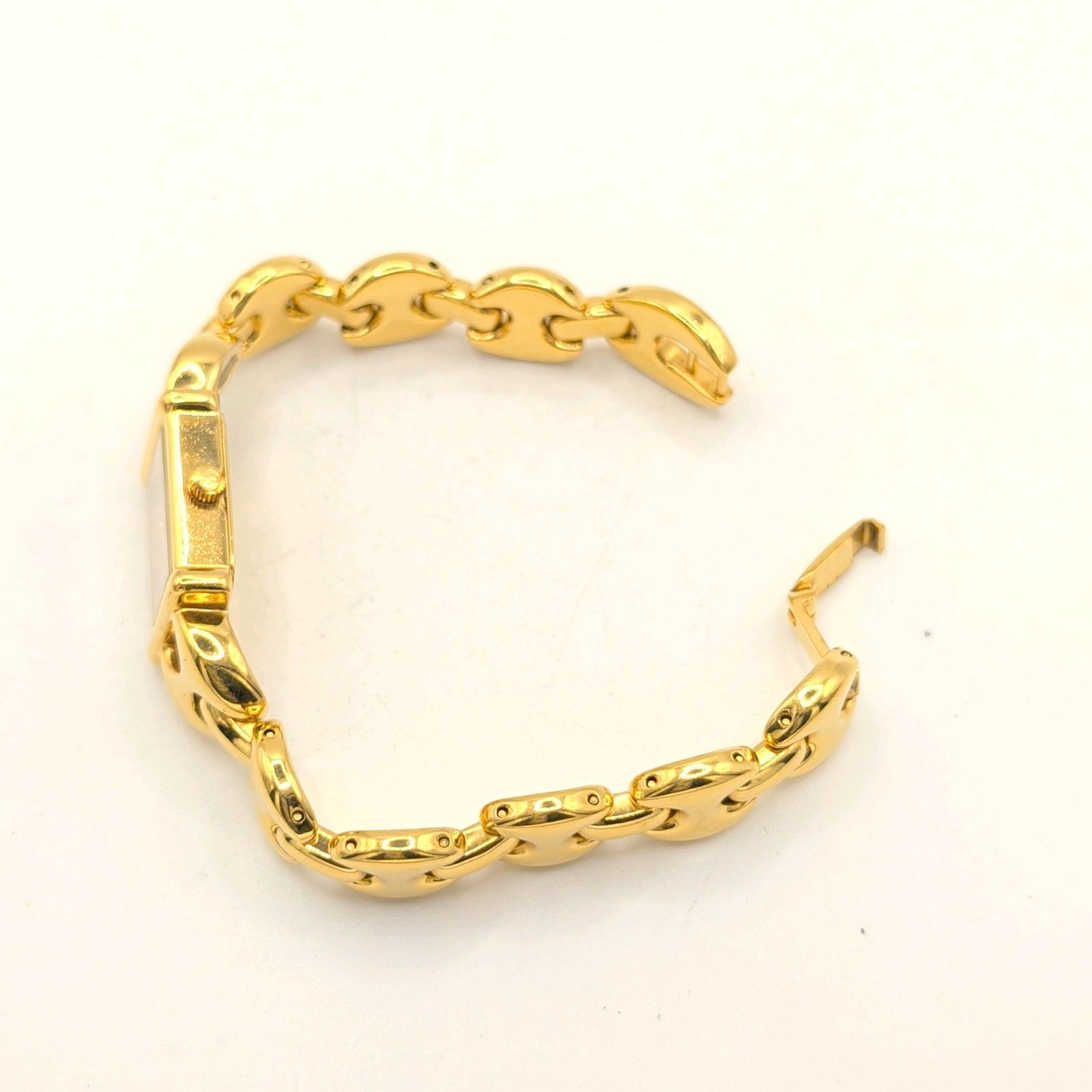 GUCCI 1800L Change belt Watch Ladies Quartz Square Gold Y2K 00