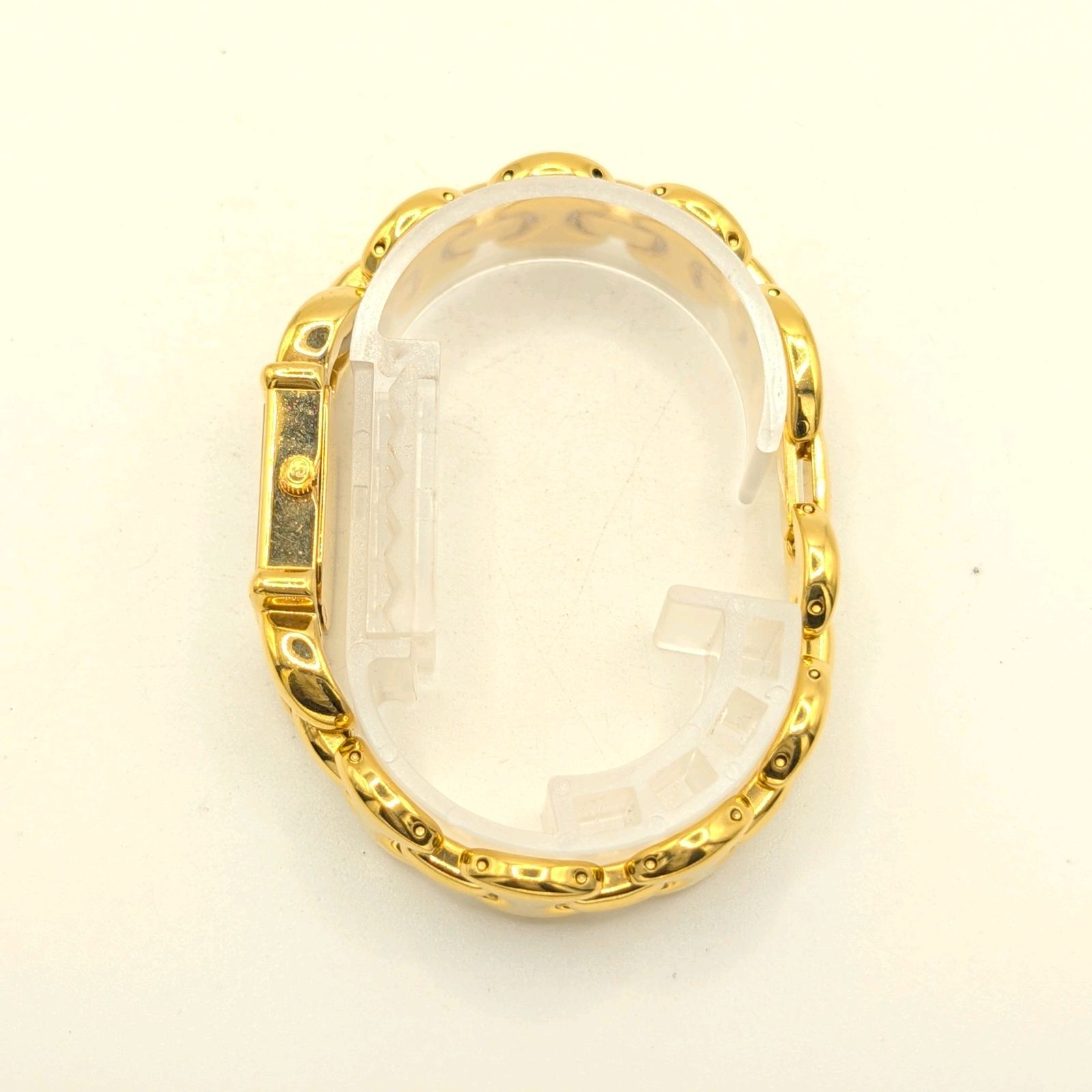 GUCCI 1800L Change belt Watch Ladies Quartz Square Gold Y2K 00