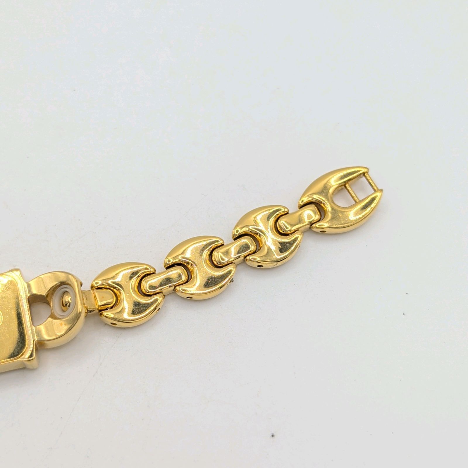 GUCCI 1800L Change belt Watch Ladies Quartz Square Gold Y2K 00