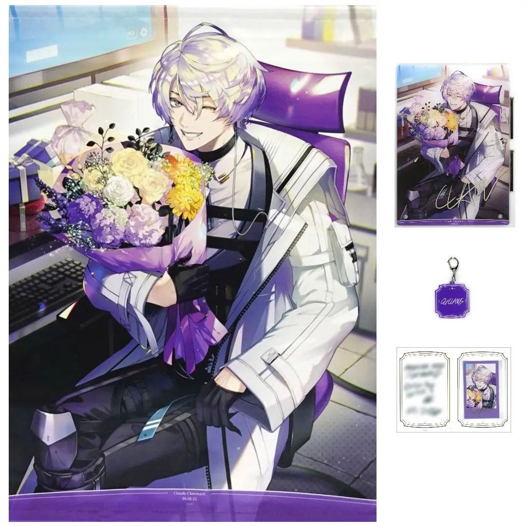 【中古】グッズセット クロード クローマーク 全力お祝いセット 「バーチャルYouTuber にじさんじ NIJISANJI EN クロード クローマーク 誕生日2026」