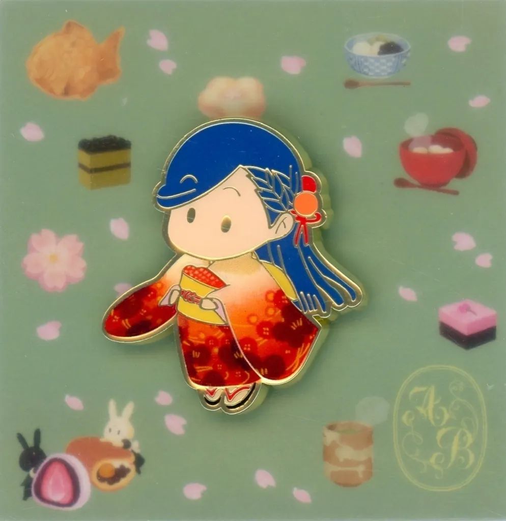 ミニマイン　ピンバッジ　領主の養女展　限定　お花見　イースター 中古】バッジ・ピンズ お花見 ミニマインピンバッジ 「本好きの下剋上