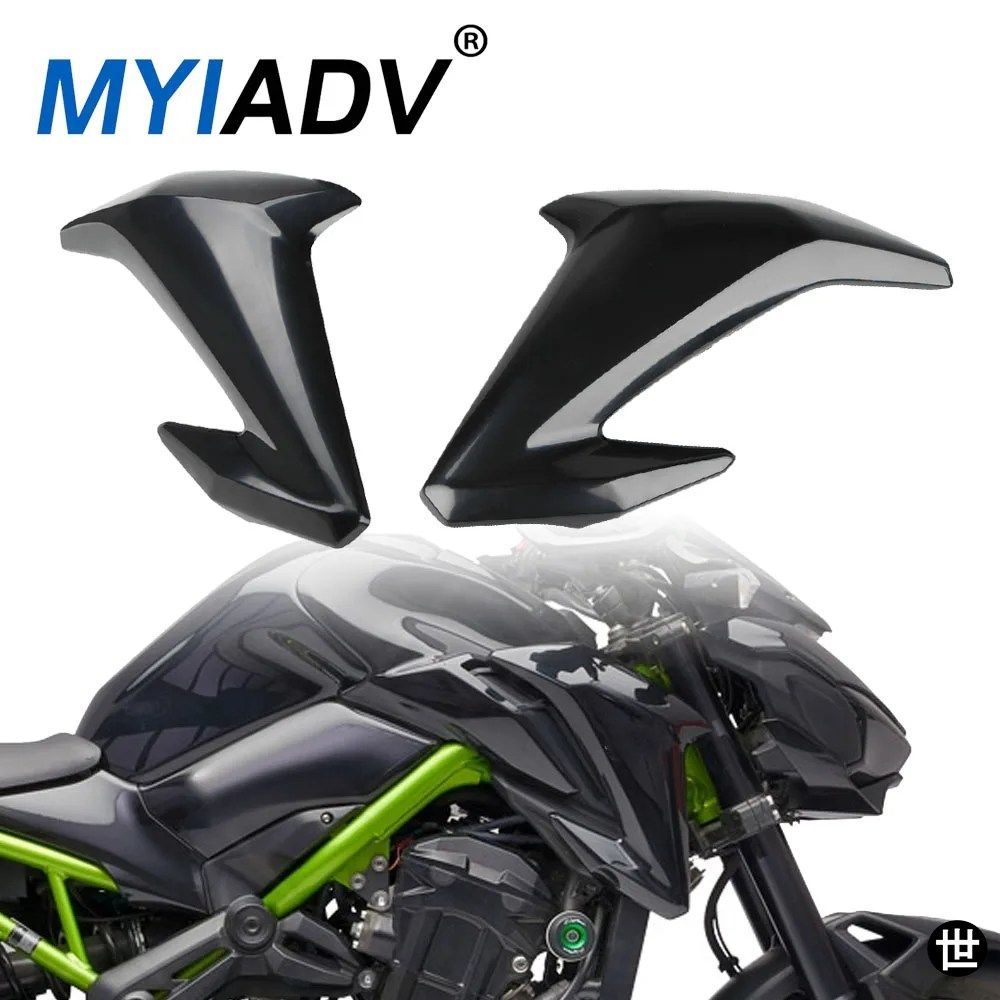 カワサキ Z900 2017 2018 2019 用 未塗装 オートバイアクセサリー ガソリンタンク サイドトリム インサート カバー パネル フェアリング カウル プロテクション