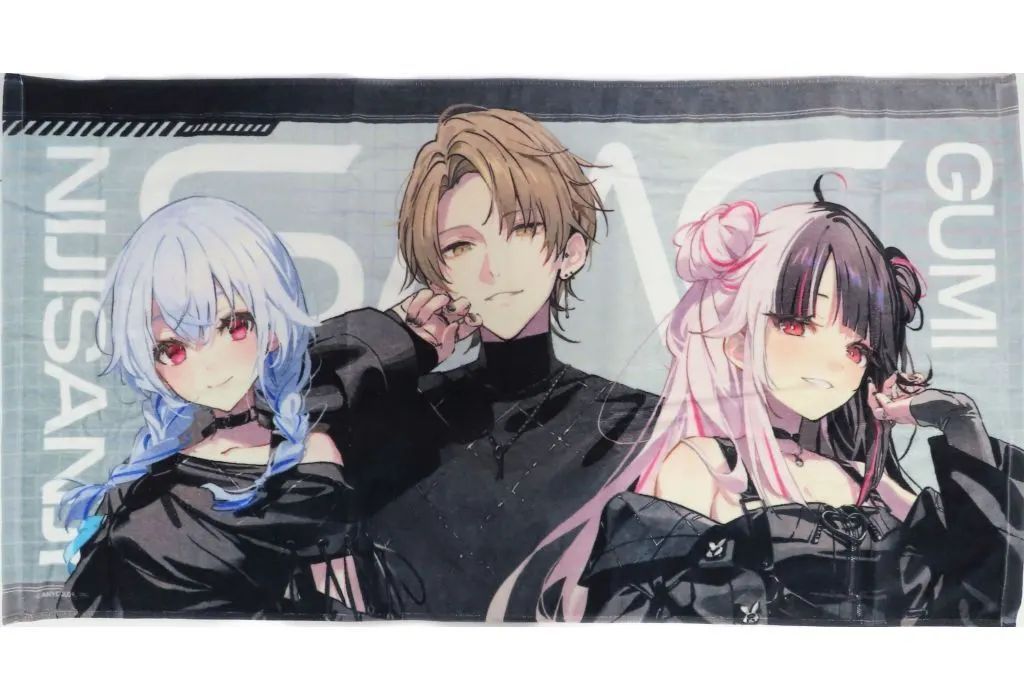 【中古】タオル・手ぬぐい SMC組 BIGタオル 「バーチャルYouTuber にじさんじ SMC組×ROUND1」