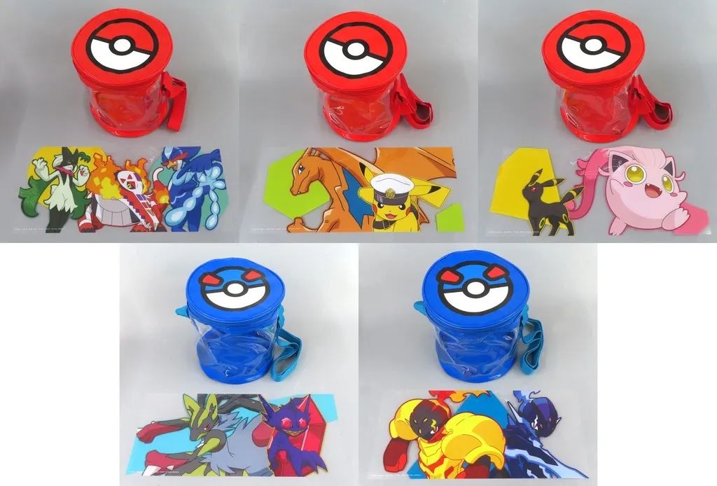 【中古】バッグ 全5種セット モンスターボールクリアバッグ(クリアポスター付き) 「ポケットモンスター」