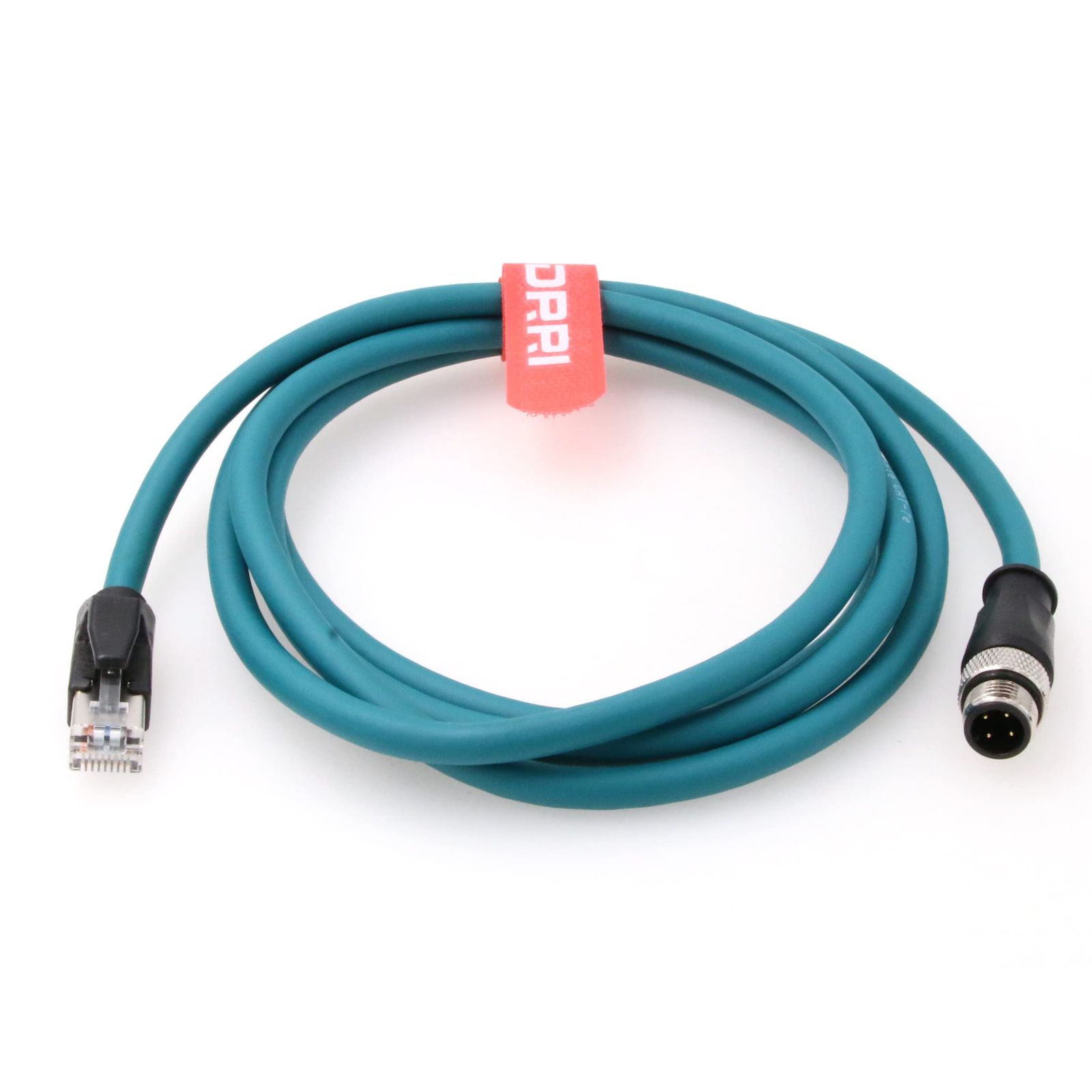 特価商品 DRRI M12 4ピン Dコードオス - RJ45イーサネットコネクタ CAT5シールドケーブル Profinet&イーサネット/IPネットワーク用(1M)
