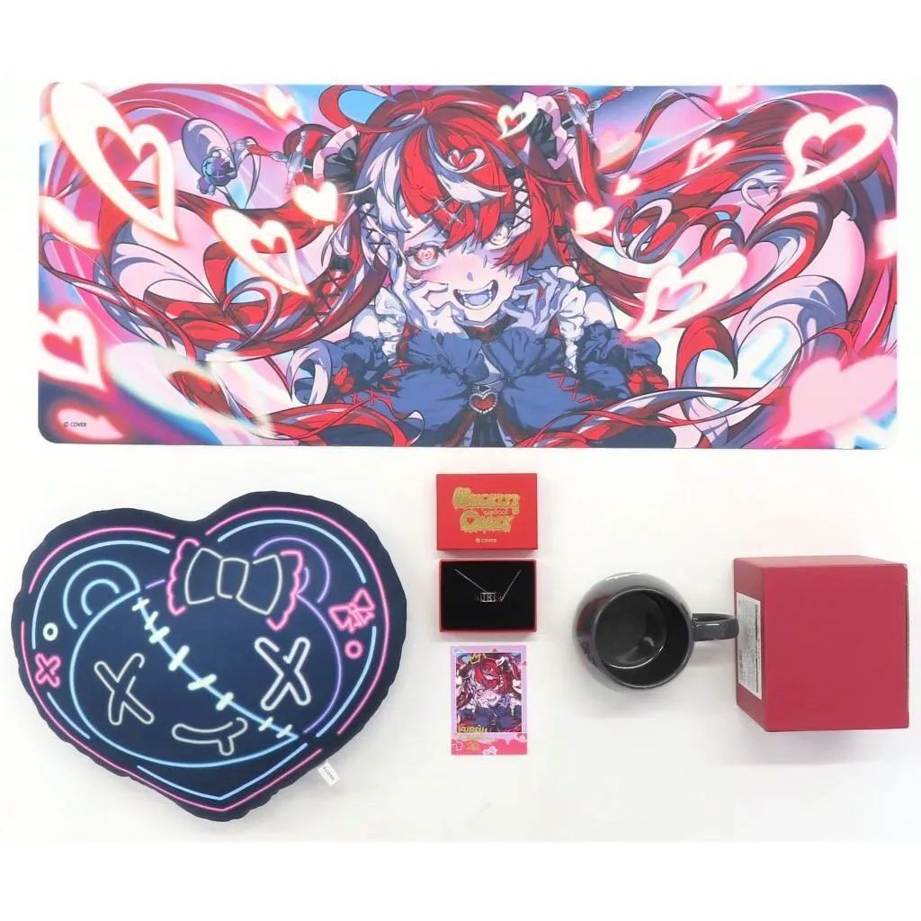 【中古】グッズセット クレイジー・オリー 誕生日記念フルセット 数量限定ver.(直筆サイン入りチェキ風ブロマイドカード付き) 「バーチャルYouTuber ホロライブインドネシア クレイジー・オリー 誕生日記念2025」