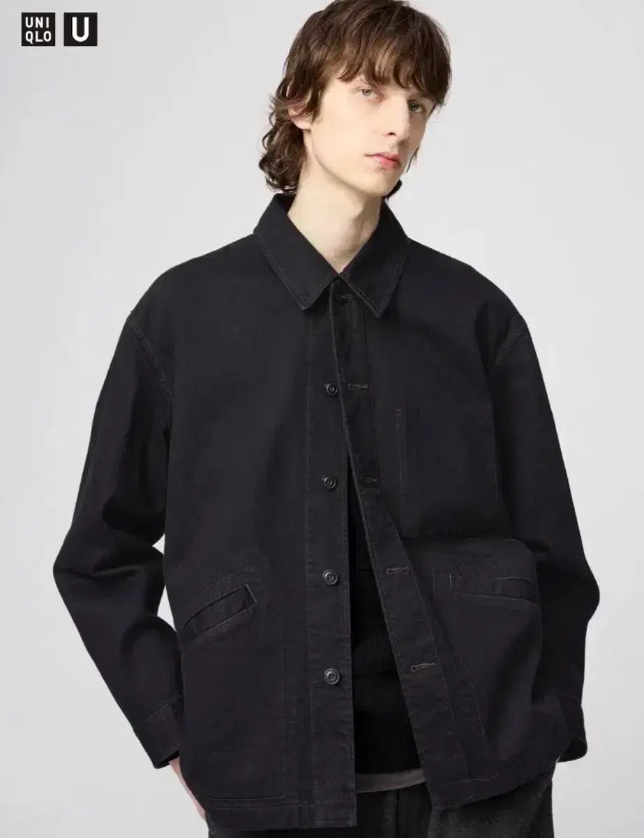 M UNIQLO U オーバーサイズカラーデニムジャケット