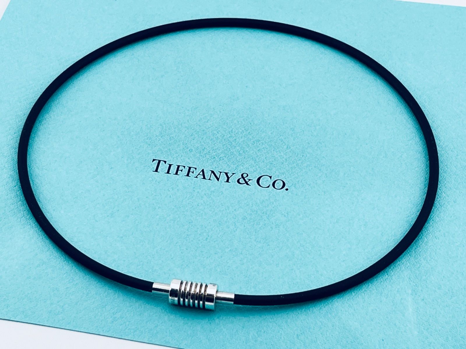a265 美品　Tiffany&Co. ティファニー　パロマピカソ　サーファー　ラバー　ネックレス　シルバー　925