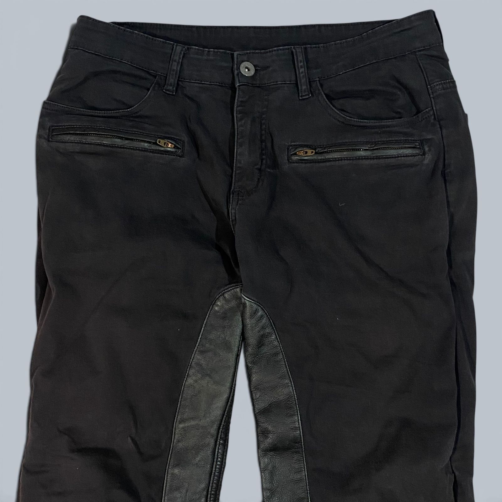 DEGNER デグナー 裏メッシュ パッド付 ライディングパンツ XL ブラック メンズ KT60-PT-KG
