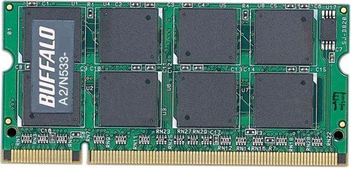 特価商品 BUFFALO A2/N533-512MDDR2 533MHz SDRAM(PC2-4200)