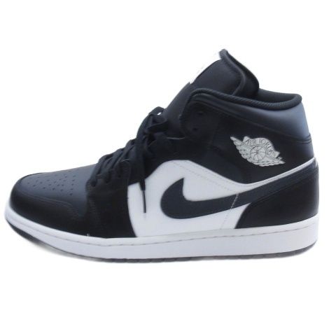 ナイキ NIKE エアジョーダン1 ミッド スニーカー 30cm ブラック DQ8426-010