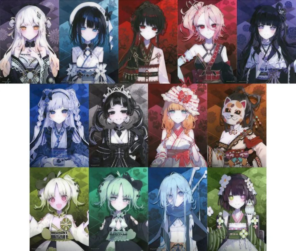 【中古】キャラカード 全13種セット 「魔法少女ノ因習村 Acacia合同 POP UP STORE トレーディングクリアブロマイド」