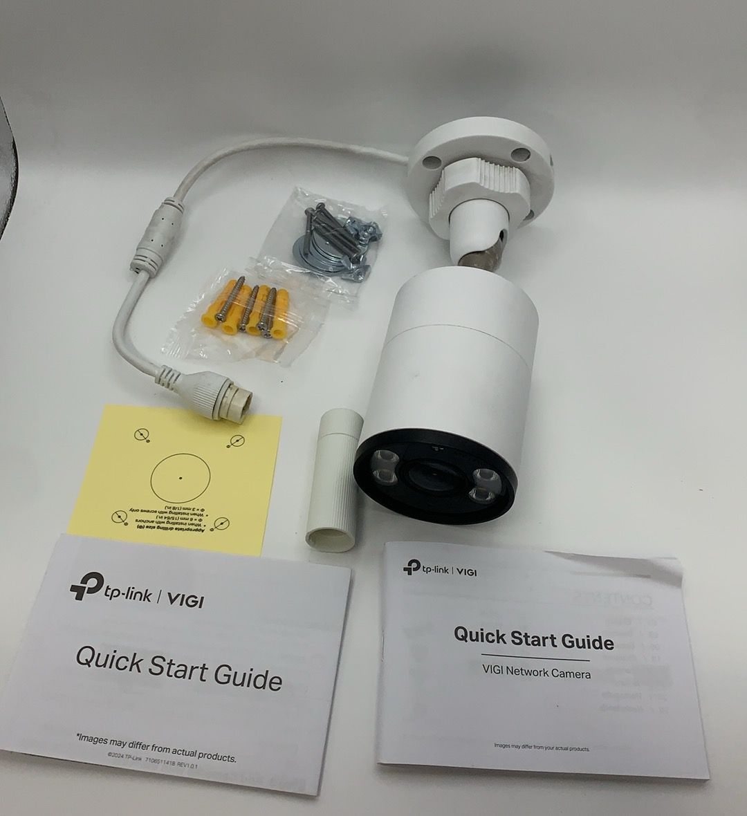TP-Link InSight S345 4mm VIGI 4MP 屋外用フルカラー バレット型ネットワークカメラ--530263