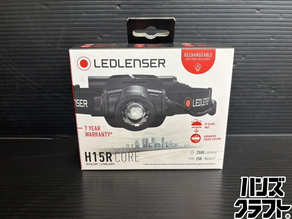 ♭【未使用品】レッドレンザー LEDLENSER H15R CORE ヘッドライト【中古】【熊本けやき通り店】