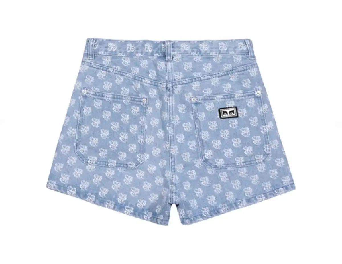 新品 ヨーロッパ版 OBEY オベイ デニム ショーツ ハーフパンツ