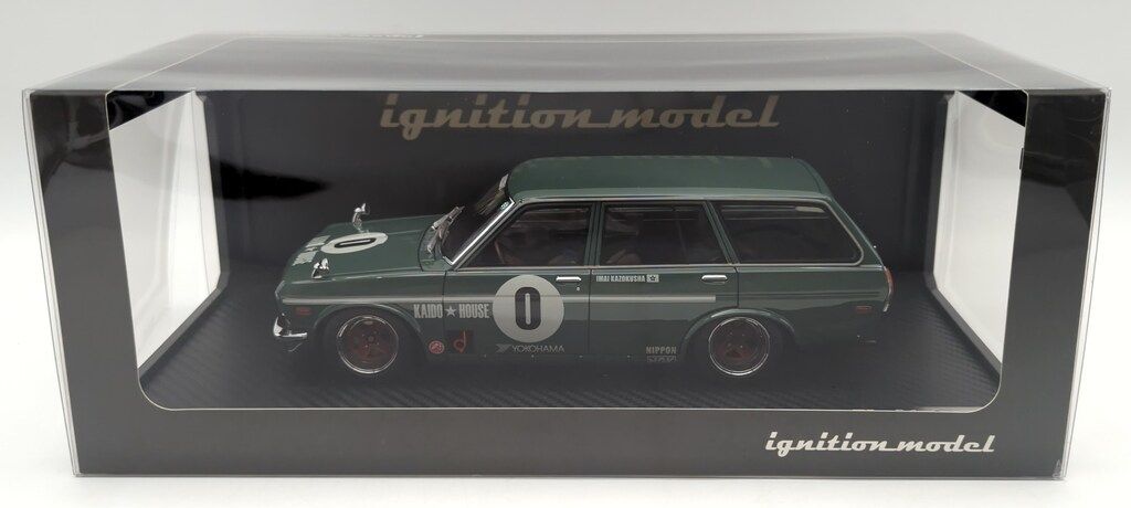 ignition model 1/18レジン製 Datsun Bluebird (510) Wagon Green IG2217(KAIDO★HOUSE)