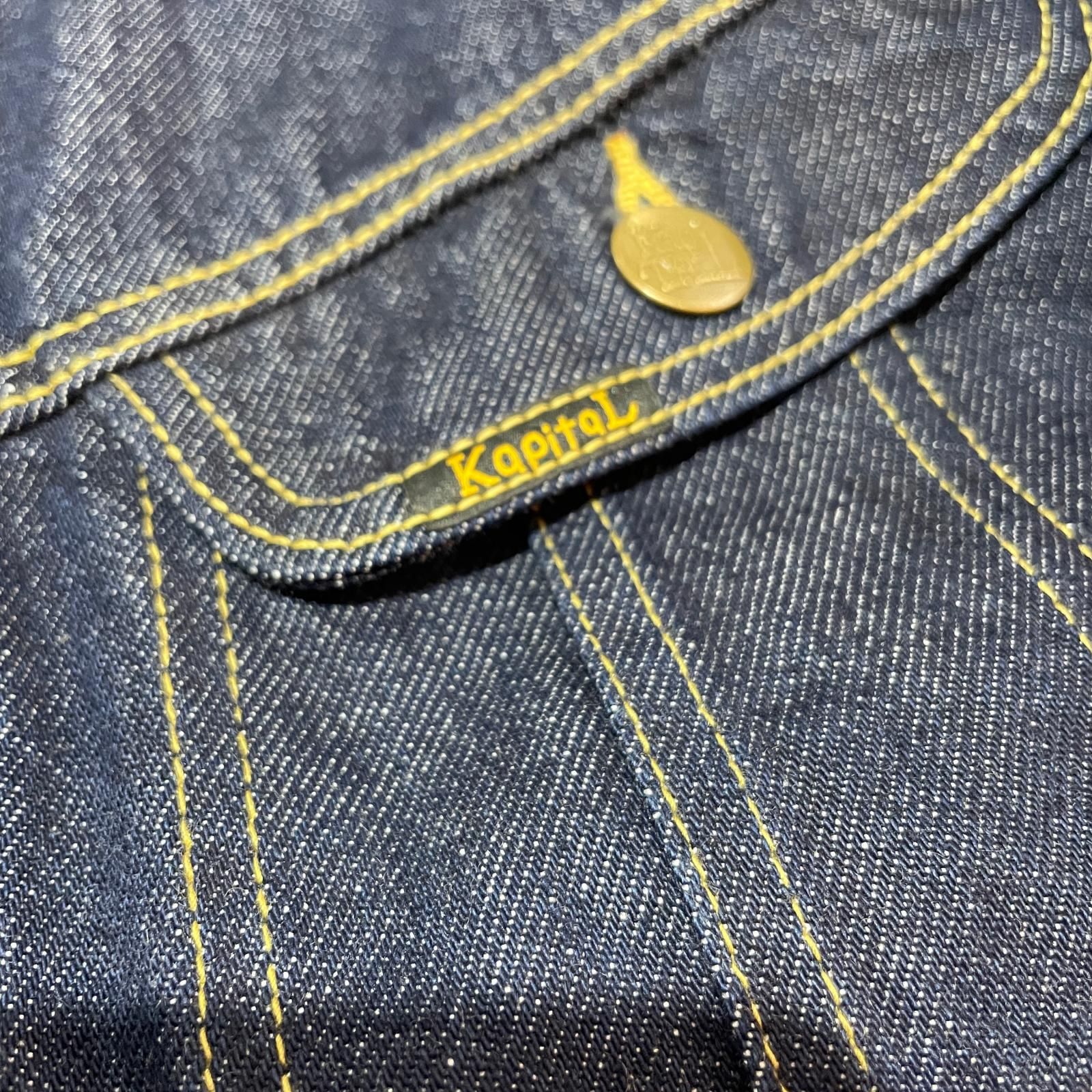 KAPITAL 11．5oz Denim Tuxedo Westerner Jacket ボーン デニム