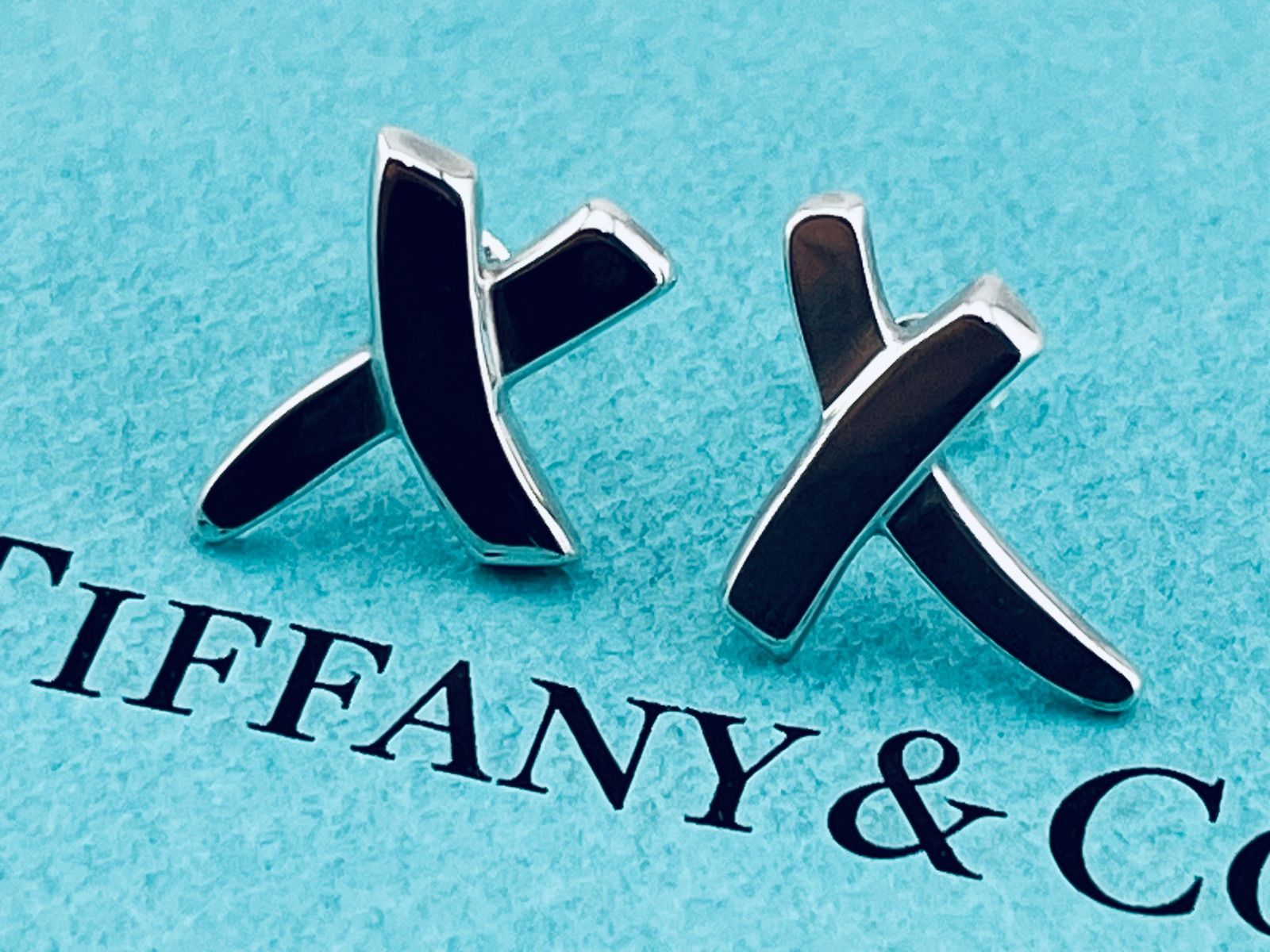 a266 Tiffany&Co. ティファニー パロマピカソ キス X クロス ピアス
