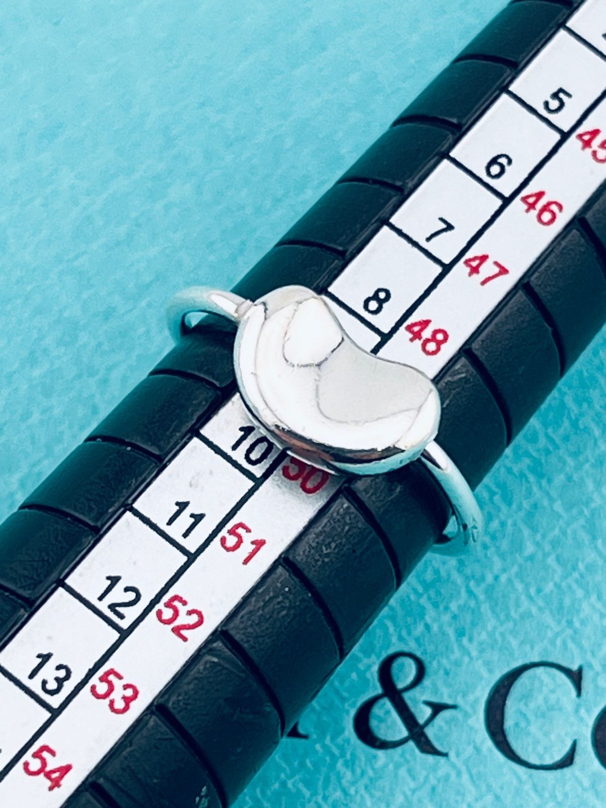a262 Tiffany&Co. ティファニー ビーン リング シルバー 925 約9号