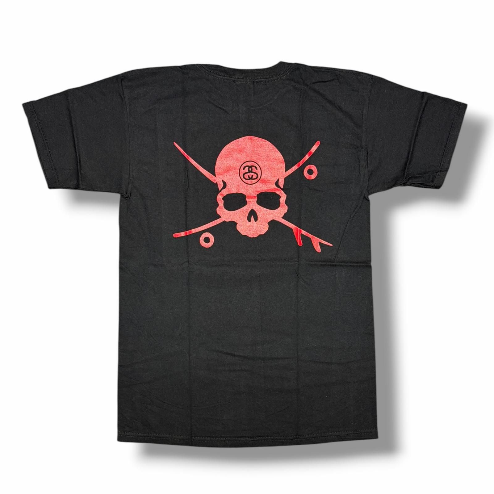 参考上代6300円 未使用 mastermind JAPAN × STUSSY ロゴコラボTシャツ
