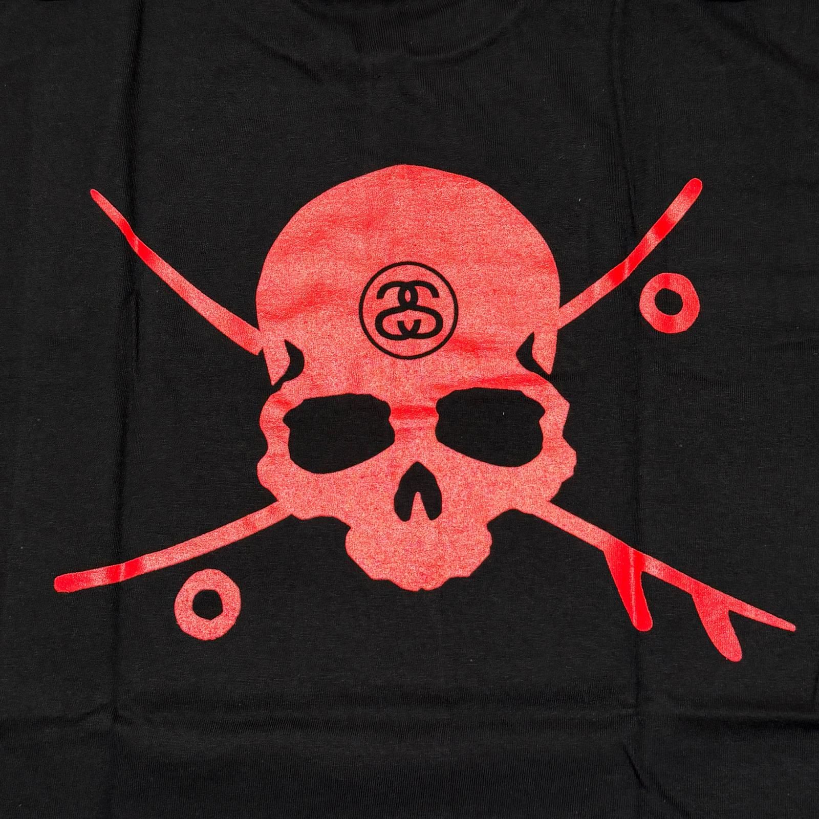参考上代6300円 未使用 mastermind JAPAN × STUSSY ロゴコラボTシャツ