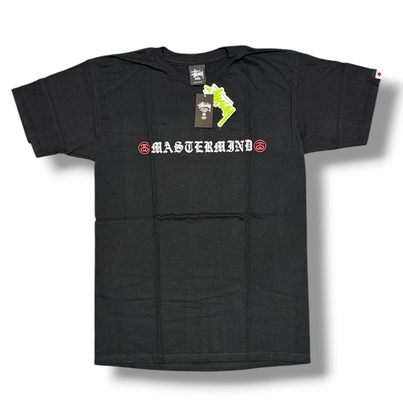 【XL】STUSSY × MASTERMIND JAPAN Tシャツ メンズ 参考上代6300円 未使用 mastermind JAPAN × STUSSY ロゴコラボTシャツ