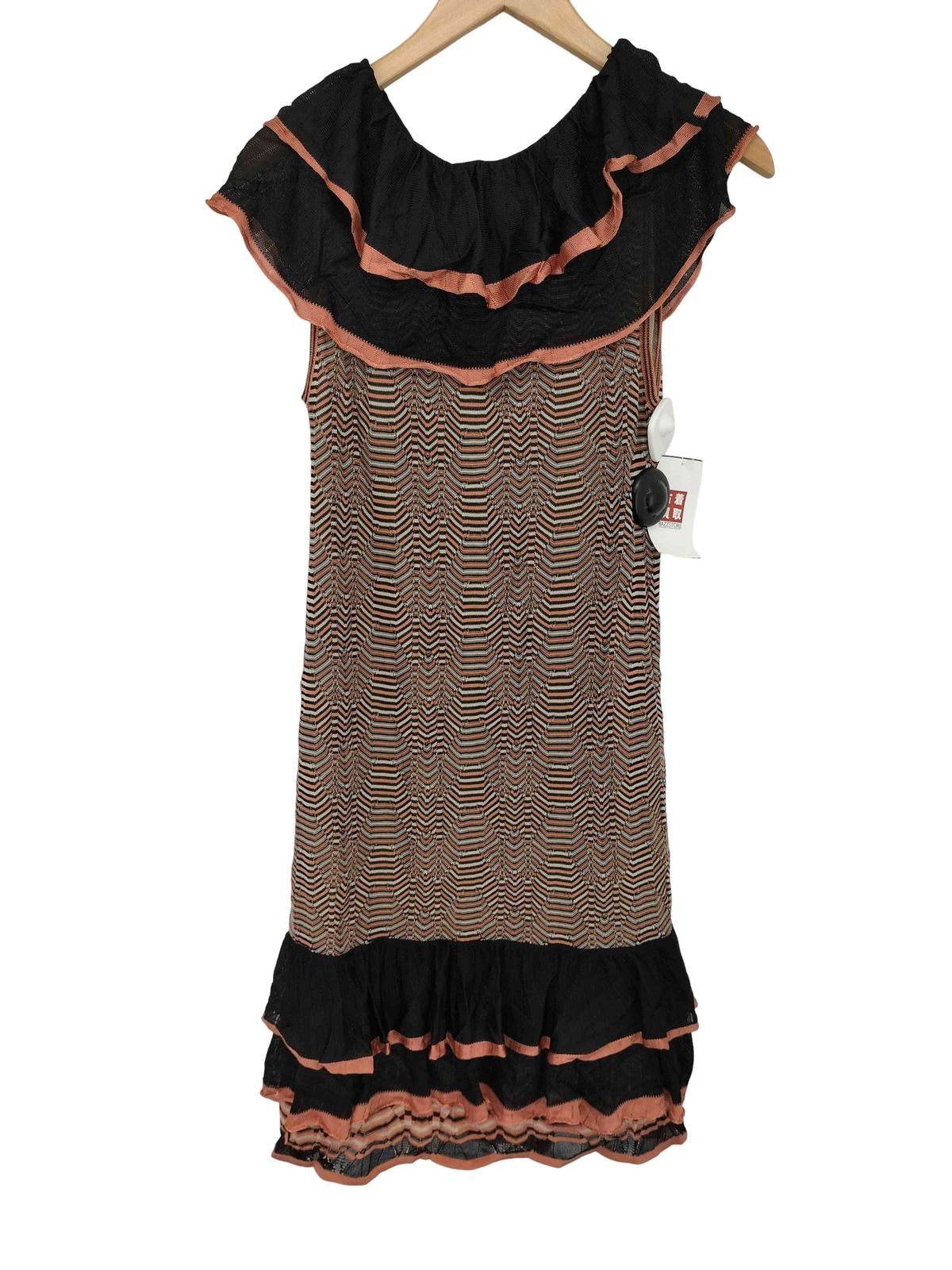 ミッソーニ MISSONI ウールレーヨン ニットワンピース レディース EUR：42