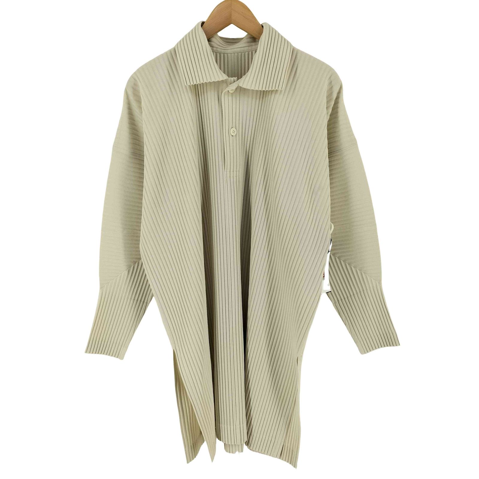 オムプリッセイッセイミヤケ HOMME PLISSE ISSEY MIYAKE L/S プリーツ ポロシャツ メンズ JPN：2