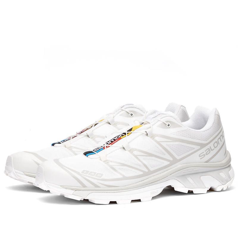 サロモン メンズ シューズ スニーカー Salomon XT6 White Lunarock ホワイト