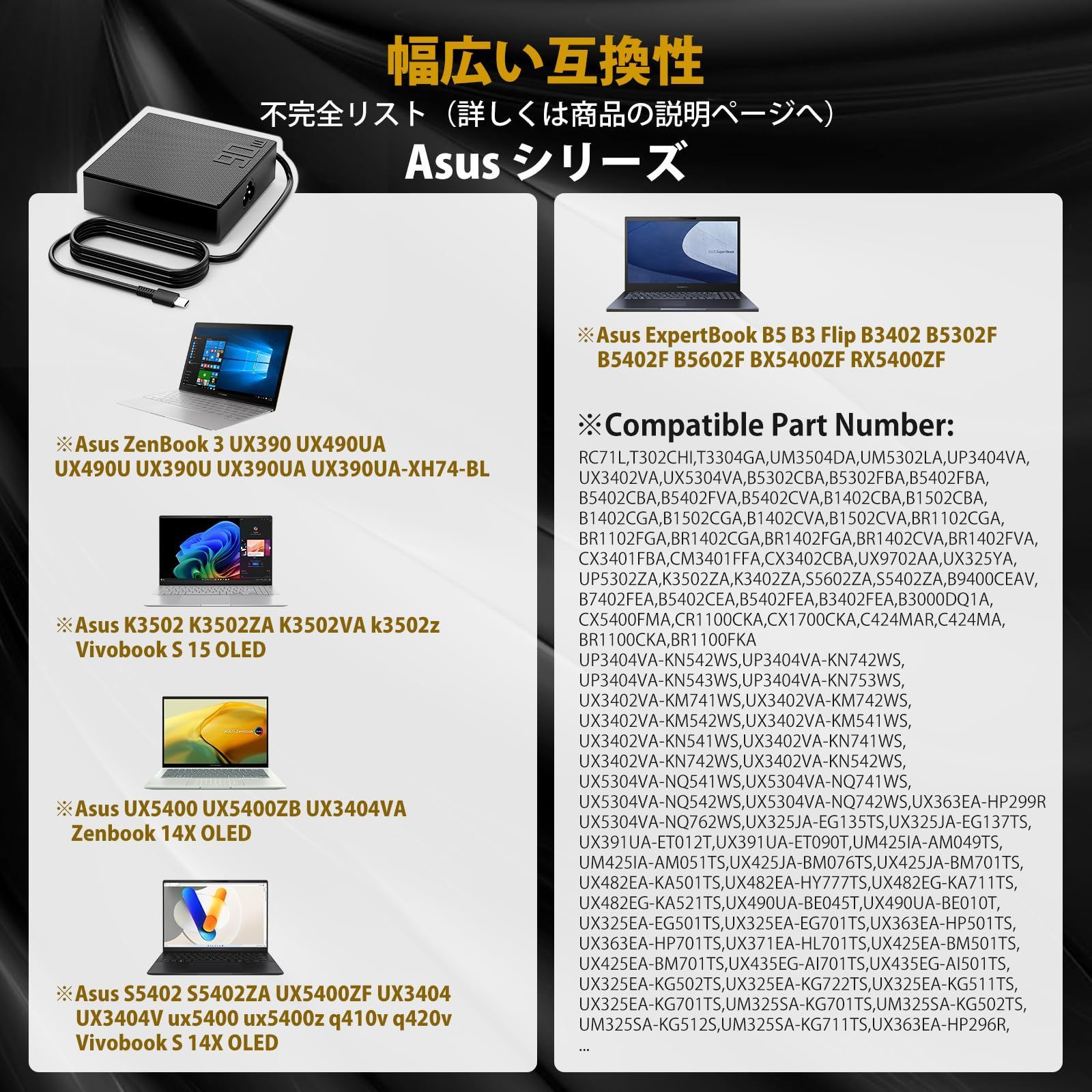 【在庫セール】C USB Type-C 電源アダプター ノートパソコン充電器 軽量 対応Dell Latitude ACアダプター 5420 5520 5531 7520; XPS 汎用 15 9520; Inspiron 13 5310HP Spectre 【在庫セール】C USB Type-C 電源アダプター ノートパソコン充電器 軽量 対応Dell Latitude ACアダプター 5420 5520 5531 7520; XPS 汎用 15 9520; Inspiron 13 5310HP Spectre
