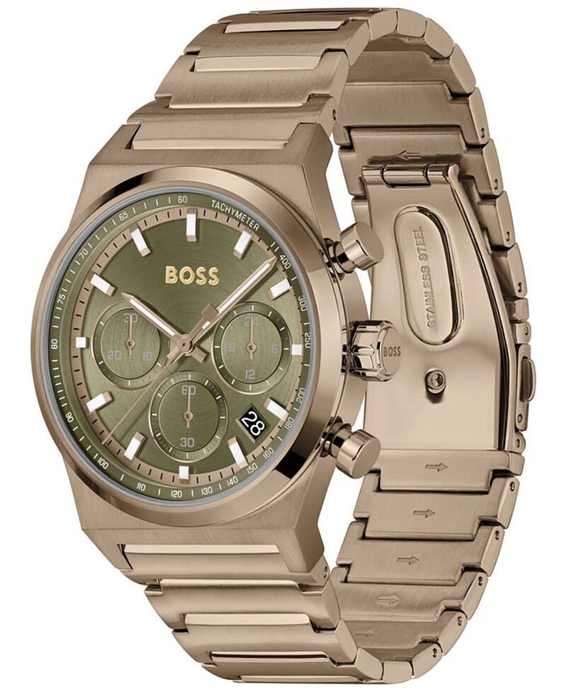 ヒューゴボス メンズ アクセサリー 腕時計 Tシャツ Hugo Boss Mens Candor Quartz Chronograph Ionic Plated Beige GoldTone StainlessSteel Watch 41mm Goldtone ヒューゴボス メンズ アクセサリー 腕時計 Tシャツ Hugo Boss Mens Candor Quartz Chronograph Ionic Plated Beige GoldTone StainlessSteel Watch 41mm Goldtone