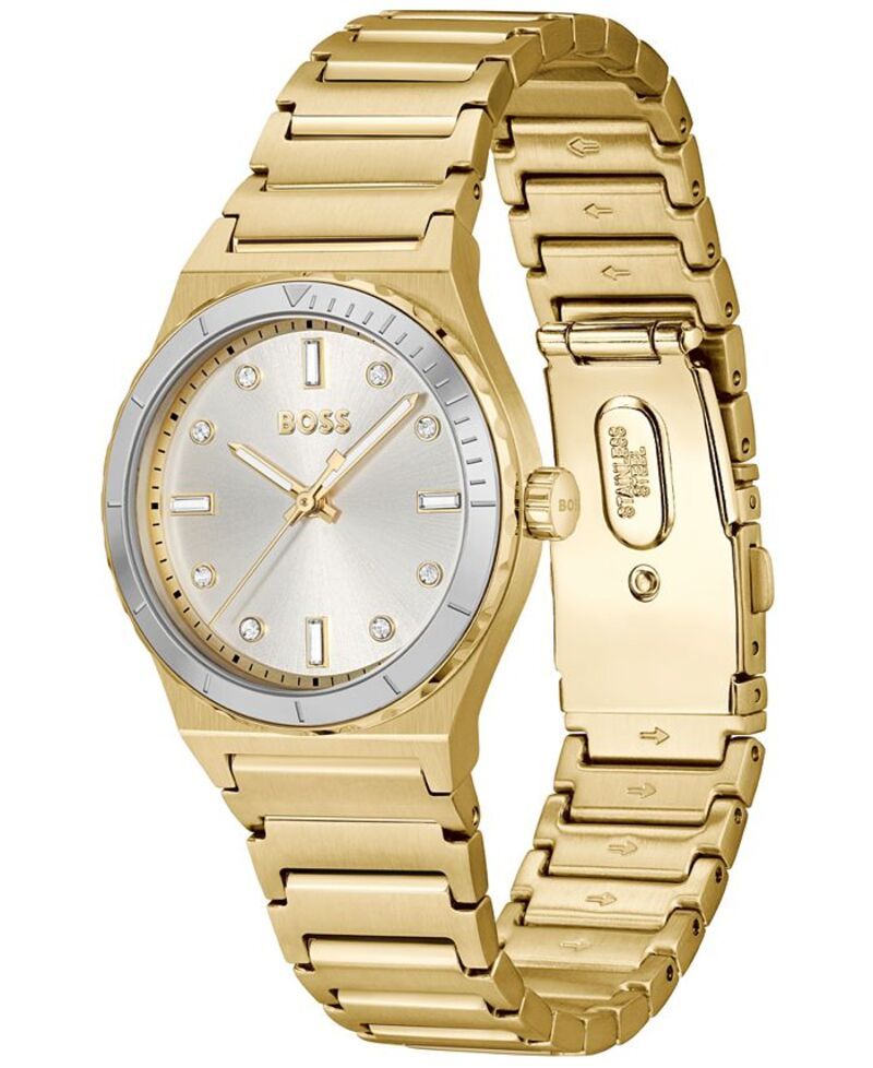 ヒューゴボス レディース アクセサリー 腕時計 Tシャツ Hugo Boss Womens Candor Sport Quartz Ionic Plated Thin GoldTone StainlessSteel Watch 32mm Goldtone ゴー ヒューゴボス レディース アクセサリー 腕時計 Tシャツ Hugo Boss Womens Candor Sport Quartz Ionic Plated Thin GoldTone StainlessSteel Watch 32mm Goldtone ゴー