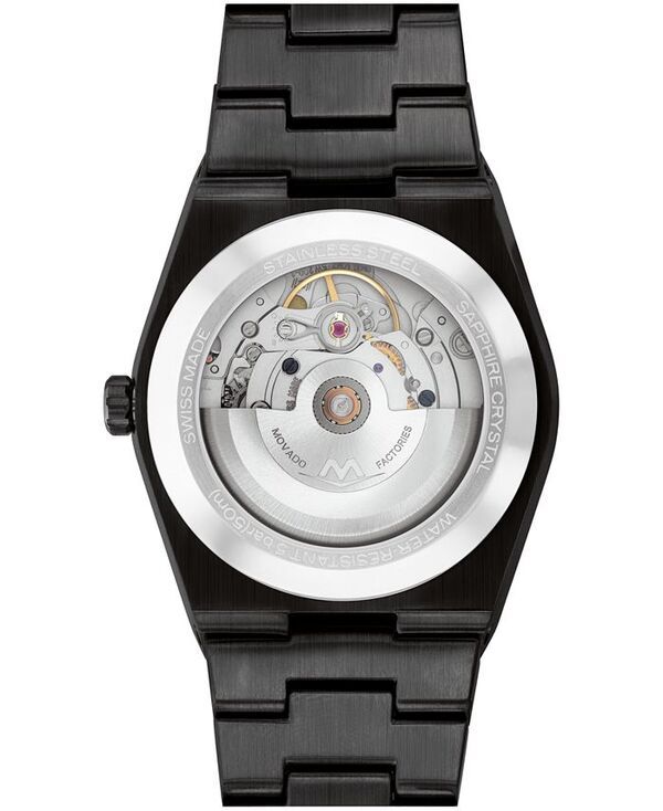 モバド メンズ アクセサリー 腕時計 Tシャツ Movado Mens Bold Quest Swiss Automatic Ionic Plated Black Steel Watch 39mm Black ブラック モバド メンズ アクセサリー 腕時計 Tシャツ Movado Mens Bold Quest Swiss Automatic Ionic Plated Black Steel Watch 39mm Black ブラック