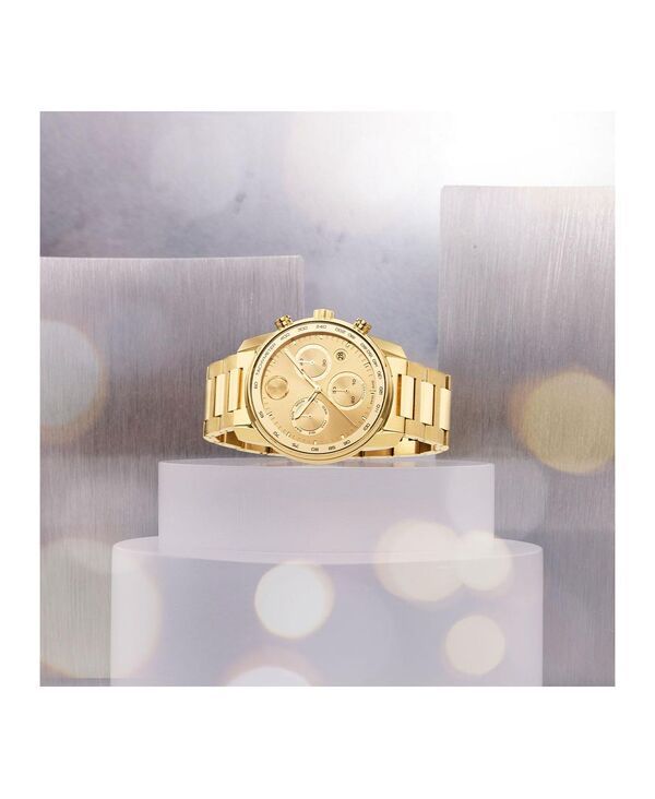 モバド メンズ アクセサリー 腕時計 Tシャツ Movado Mens Bold Verso Yellow Ionic GoldTone Plated Steel Bracelet Watch 44mm GoldTone ゴールド モバド メンズ アクセサリー 腕時計 Tシャツ Movado Mens Bold Verso Yellow Ionic GoldTone Plated Steel Bracelet Watch 44mm GoldTone ゴールド