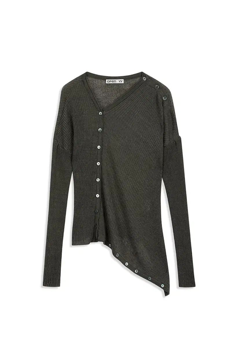 新品 CONVERTIBLE DRAPE CARDIGAN DARK s