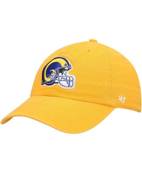 47 ブランド メンズ アクセサリー 帽子 47 Brand Mens Gold Los Angeles Rams Clean Up Legacy Adjustable Hat Gold ゴールド