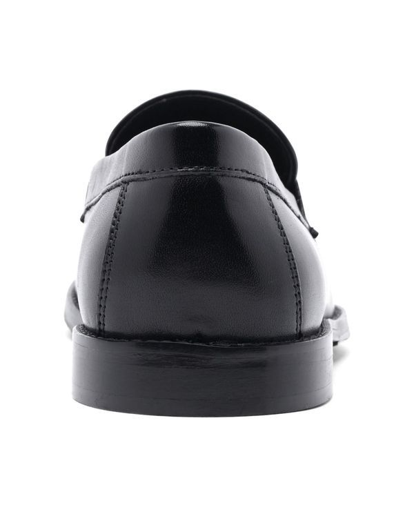 アンソニー ヴィア メンズ シューズ スリッポン・ローファー レザー ローファー Anthony Veer Mens Sherman Penny Loafer SlipOn Leather Shoe Black ブラック