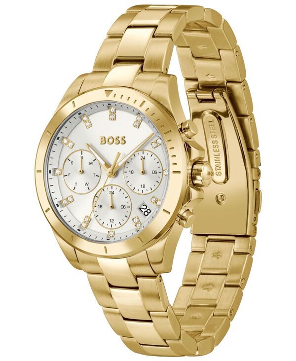 ヒューゴボス レディース アクセサリー 腕時計 Tシャツ Hugo Boss Womens Alley Quartz Multifunction Ionic Plated Thin Gold Steel Watch 36mm Goldtone ゴールド ヒューゴボス レディース アクセサリー 腕時計 Tシャツ Hugo Boss Womens Alley Quartz Multifunction Ionic Plated Thin Gold Steel Watch 36mm Goldtone ゴールド