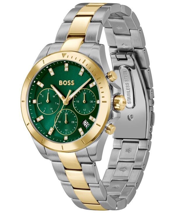 ヒューゴボス レディース アクセサリー 腕時計 Tシャツ Hugo Boss Womens Alley Quartz Multifunction Two Tone Stainless Steel Watch 36mm Twotone マルチカラー ヒューゴボス レディース アクセサリー 腕時計 Tシャツ Hugo Boss Womens Alley Quartz Multifunction Two Tone Stainless Steel Watch 36mm Twotone マルチカラー