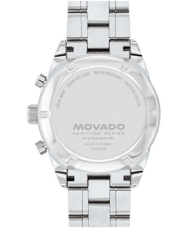 モバド メンズ アクセサリー 腕時計 Tシャツ Movado Mens Calendoplan S Swiss Quartz Chrono StainlessSteel Watch 42mm SilverTone シルバー モバド メンズ アクセサリー 腕時計 Tシャツ Movado Mens Calendoplan S Swiss Quartz Chrono StainlessSteel Watch 42mm SilverTone シルバー