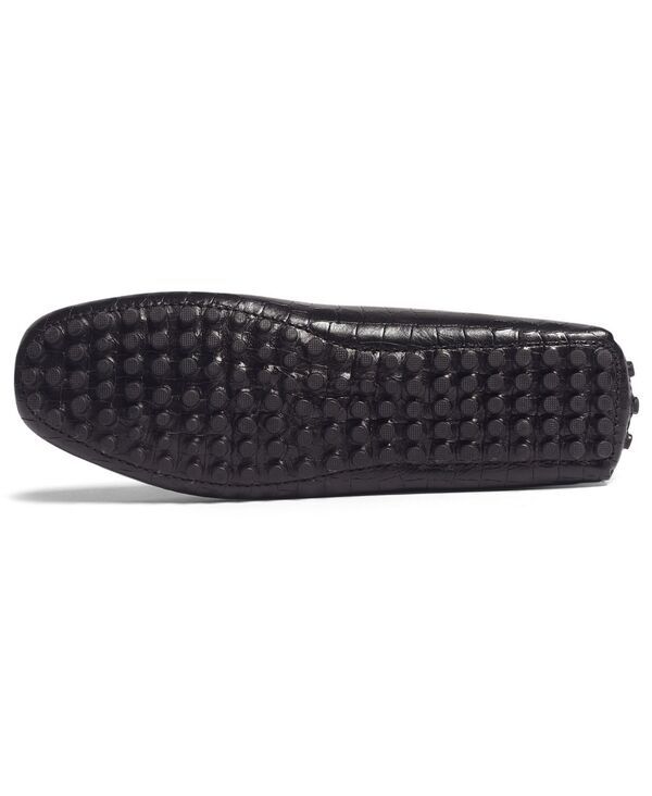 カルロスサンタナ メンズ シューズ スリッポン・ローファー Carlos by Carlosantana Mens Ritchie SlipOn Casual Driving Loafer Black Croco ブラック