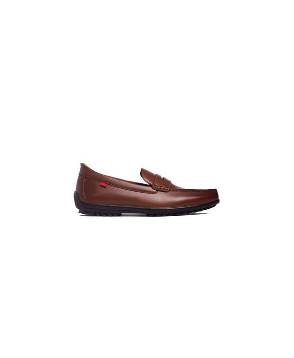 マークジョセフニューヨーク メンズ シューズ スリッポン・ローファー Marc Joseph New York Mens John Street HandsFree Slip On Technology Penny Loafers Cognac napa le