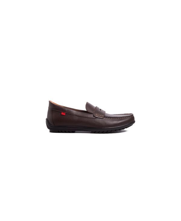 マークジョセフニューヨーク メンズ シューズ スリッポン・ローファー Marc Joseph New York Mens John Street HandsFree Slip On Technology Penny Loafers Brown faux lea