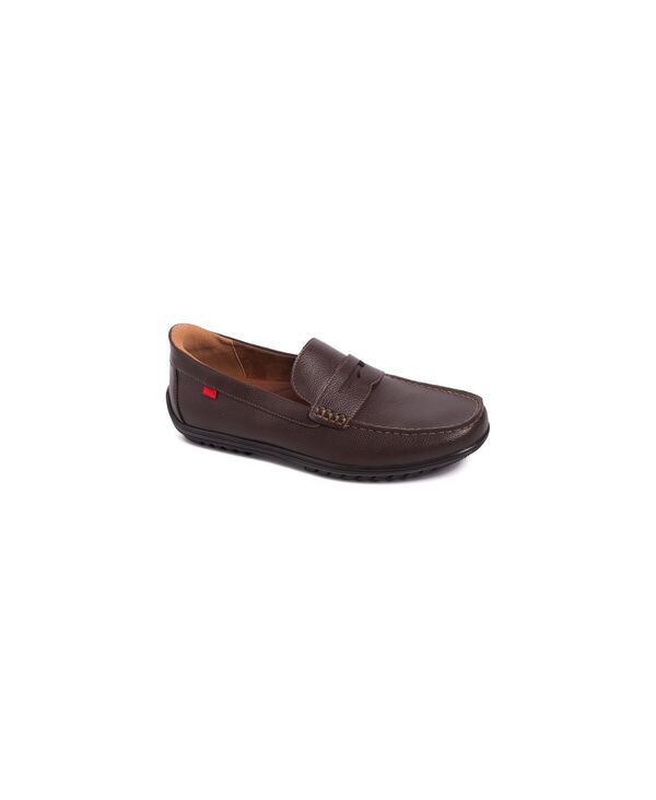 マークジョセフニューヨーク メンズ シューズ スリッポン・ローファー Marc Joseph New York Mens John Street HandsFree Slip On Technology Penny Loafers Brown faux lea
