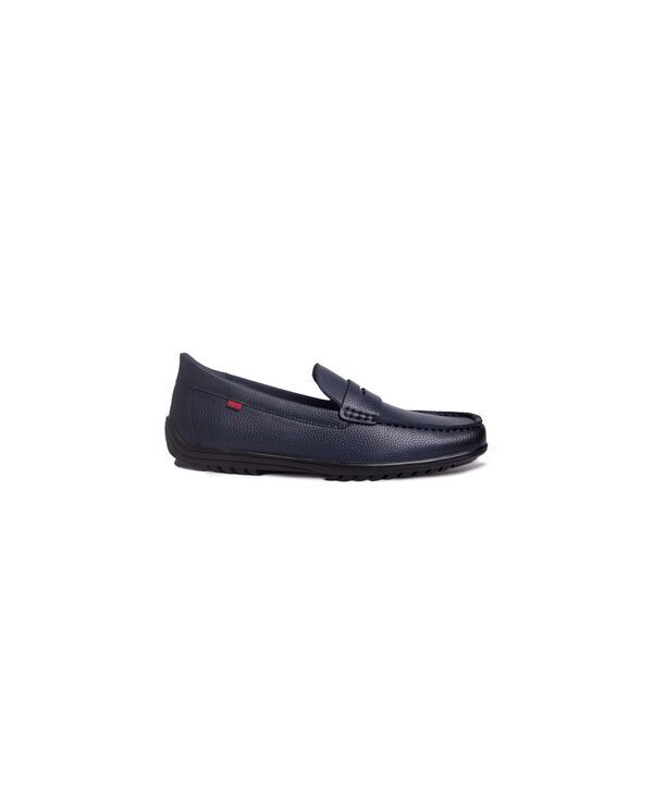 マークジョセフニューヨーク メンズ シューズ スリッポン・ローファー Marc Joseph New York Mens John Street HandsFree Slip On Technology Penny Loafers Navy grainy le マークジョセフニューヨーク メンズ シューズ スリッポン・ローファー Marc Joseph New York Mens John Street HandsFree Slip On Technology Penny Loafers Navy grainy le