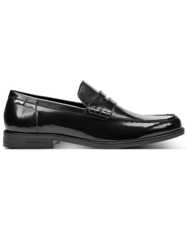 ケネスコール メンズ シューズ スリッポン・ローファー Kenneth Cole New York Mens Paco Casual SlipOn Loafer Black Leather ブラック