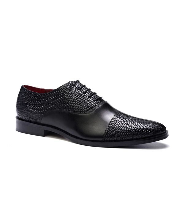 カルロスサンタナ メンズ シューズ オックスフォード キャップ Carlos by Carlosantana Mens Arlo Cap Toe Oxford Shoe Black ブラック