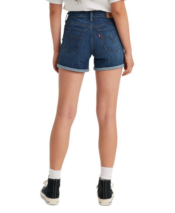 リーバイス レディース ボトムス ハーフパンツ・ショーツ ショートパンツ Levis Womens Mid Rise MidLength Stretch Shorts Stop The Confusion